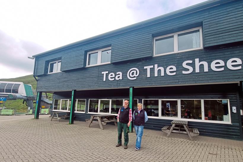 owners stood outside Tea @ the Shee