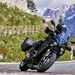 2025-on Yamaha Tracer 9 GT+ leaning into a left hand bend