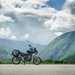 2025-on Yamaha Tracer 9 GT+ right hand shot with mountain backdrop