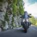 2025-on Yamaha Tracer 9 GT+ front shot next to a mountain side
