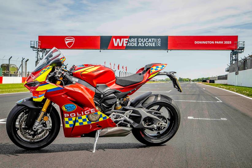 Ducati Panigale V4S at Donington Park