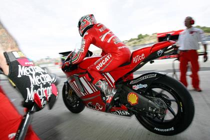 Melandri has been strugggling with the Ducati