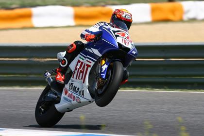 Lorenzo has taken his first win and joint lead of the championship after just three races