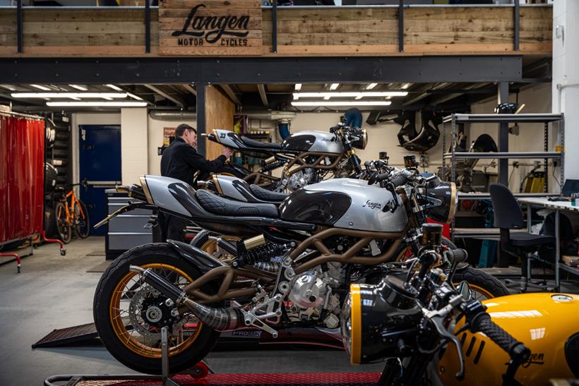 Inside the Langen Motorcycles factory