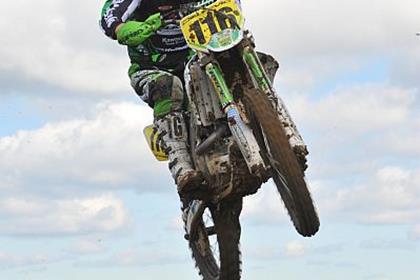 Ben Saunders on his way to victory at Tirley Scramblebank (Pic: Ray Smith, actionsport.co.uk)