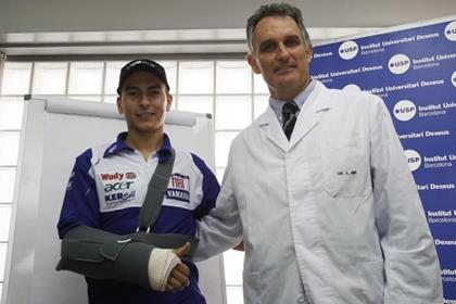 Jorge Lorenzo and Dr Xavier Mir have been speaking about Lorenzo's operation