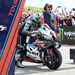 Michael Dunlop setting off on his BMW M1000RR