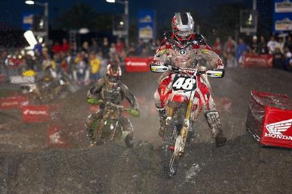 Trey Canard was crowned king of the Suprcross Lites in Atlanta