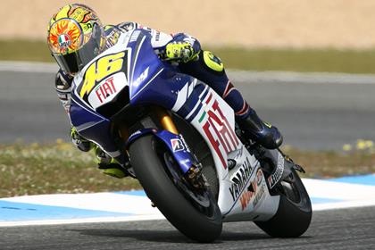 Valentino Rossi believes his switch to Bridgestone has spurred Michelin on to be successful