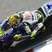 Valentino Rossi is a happy man after posting the best time on Friday