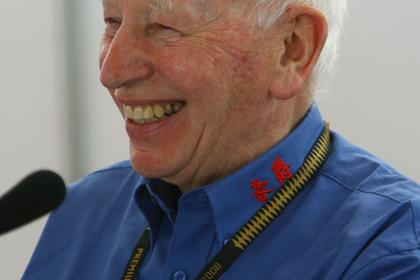 John Surtees at the Maxtra team launch