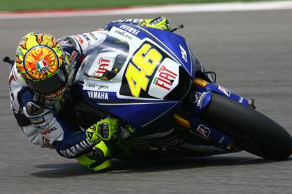 Valentino Rossi returned to winning ways in Shanghai this morning