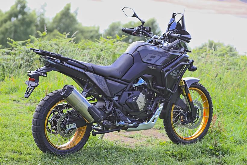 Voge DS800X Rally rear three quarters