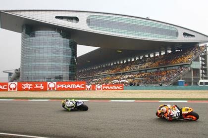 Valentino Rossi and Casey Stoner are sad to see the Shanghai circuit disappear off the MotoGP calendar