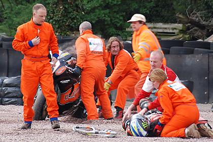 Cal Crutchlow off at Oulton Park