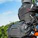 rider with roll bag