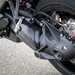 2025-on BMW R1300R detailed shot of rear shaft drive and shock