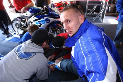 Karl Harris is one of several riders missing this weekend's BSB round due to injury