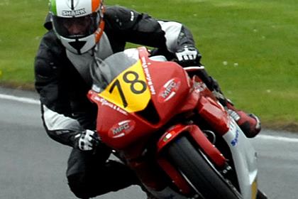 Alan O'Connor remains in hospital after his horrific crash at Oulton Park on Monday