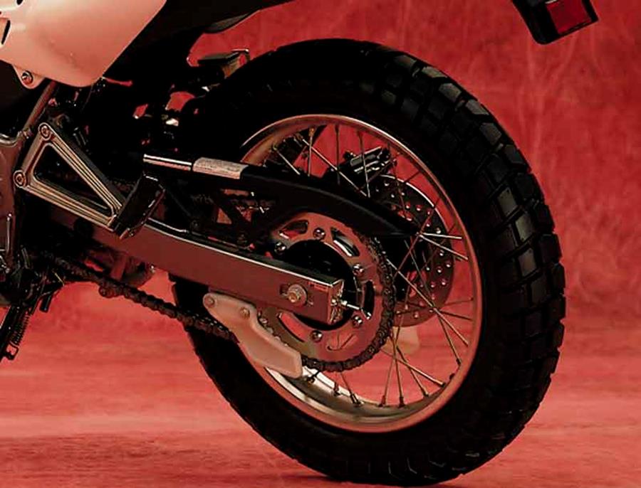 Honda Dominator back wheel