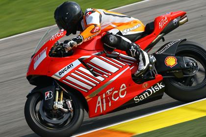 Michael Schumacher has tested the Ducati Desmosedici, but wildcard rumours are still yet to be acknowledged