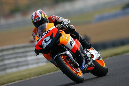 Dani Pedrosa was once again the man to beat in Le Mans this afternoon