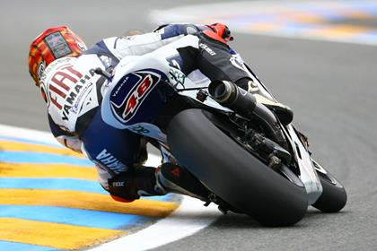 Jorge Lorenzo sustained no further injuries in his second practice crash in Le Mans today