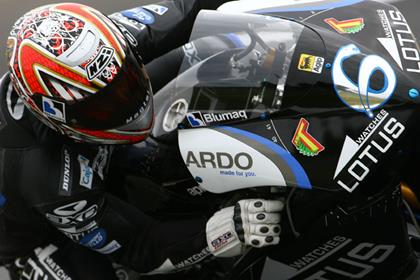 Alex Debon just pipped Alvaro Bautista to pole by 0.001secs