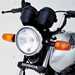 Honda CG125 motorcycle review - Front view