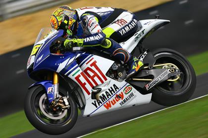 Valentino Rossi waqs hampered by a 'small problem' in qualifying today