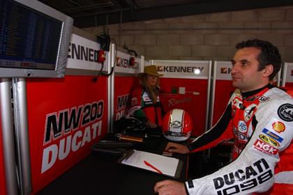 North West 200 Ducati’s Michael Rutter might be watching Monday's Donington Park British Superbike race from the sidelines