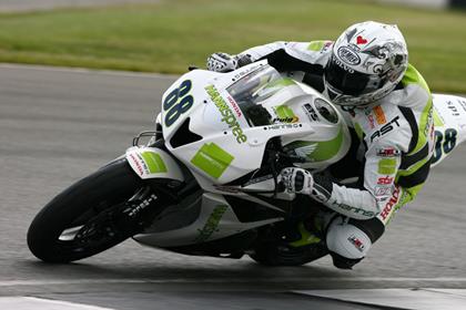 Ten Kate Honda World Superbike rider Andrew Pitt topped the time sheets in first practice