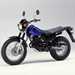 Yamaha TW125 motorcycle review - Side view