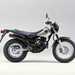 Yamaha TW125 motorcycle review - Side view