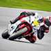 Knee down on track on the Yamaha R7