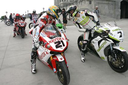 Troy Bayliss went to see some of the sights in Salt Lake City before getting down to business and topping the timesheets at the Miller Motorsports Park