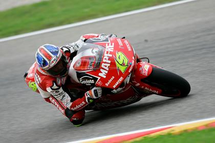 Alvaro Bautista set the fastest time in the 250cc free practice session