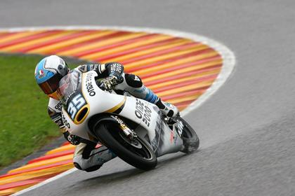 Raffeale de Rosa has pole position forthe 125cc race at Mugello