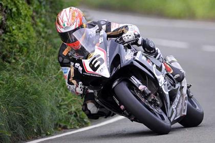 Cameron Donald has taken his first superbike victory today at the Isle of Man TT