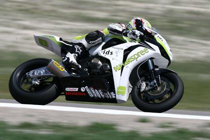 Spain's Carlos Checa will start tomorrow's WSB raaces from pole for the first time in his career