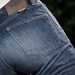 Furygan X Kate jeans rear pocket stitched detail