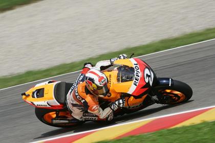 Dani Pedrosa was happy to settle for third in Mugello