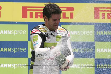 Carlos Checa was victorious once again in Salt Lake City in race two today