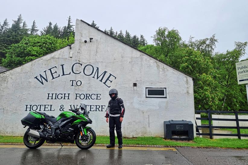 Kawasaki Ninja 1100SX SE at the High Force Hotel