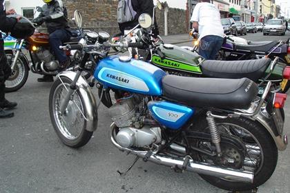 Kawasaki collection spotted on the Isle of Man