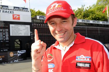 Steve Plater was told he'd won Monday's Supersport race by MCN's Gary Pinchin (Pic: Pacemaker Paress)