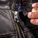 Spada Hanzo leather jacket collar