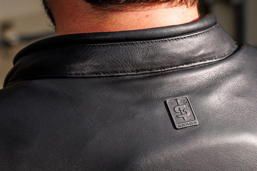 Spada Hanzo leather jacket logo