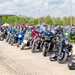 Lots of bikes parked outside the Bomber Command Centre
