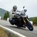 2025-on Yamaha Tracer 7 GT leaning into a corner